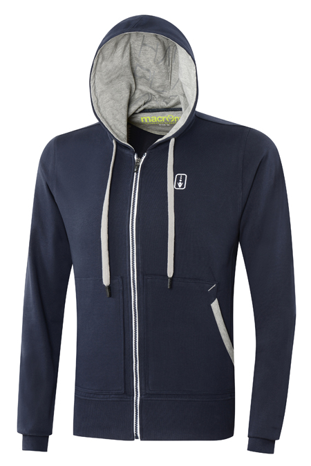 RESEARCH SS BF WALTER FELPA CAPPUCCIO FULL ZIP NAV