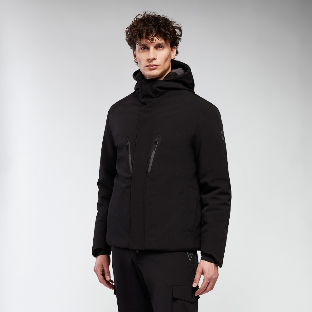 Winterfall padded waterproof jacket with hood