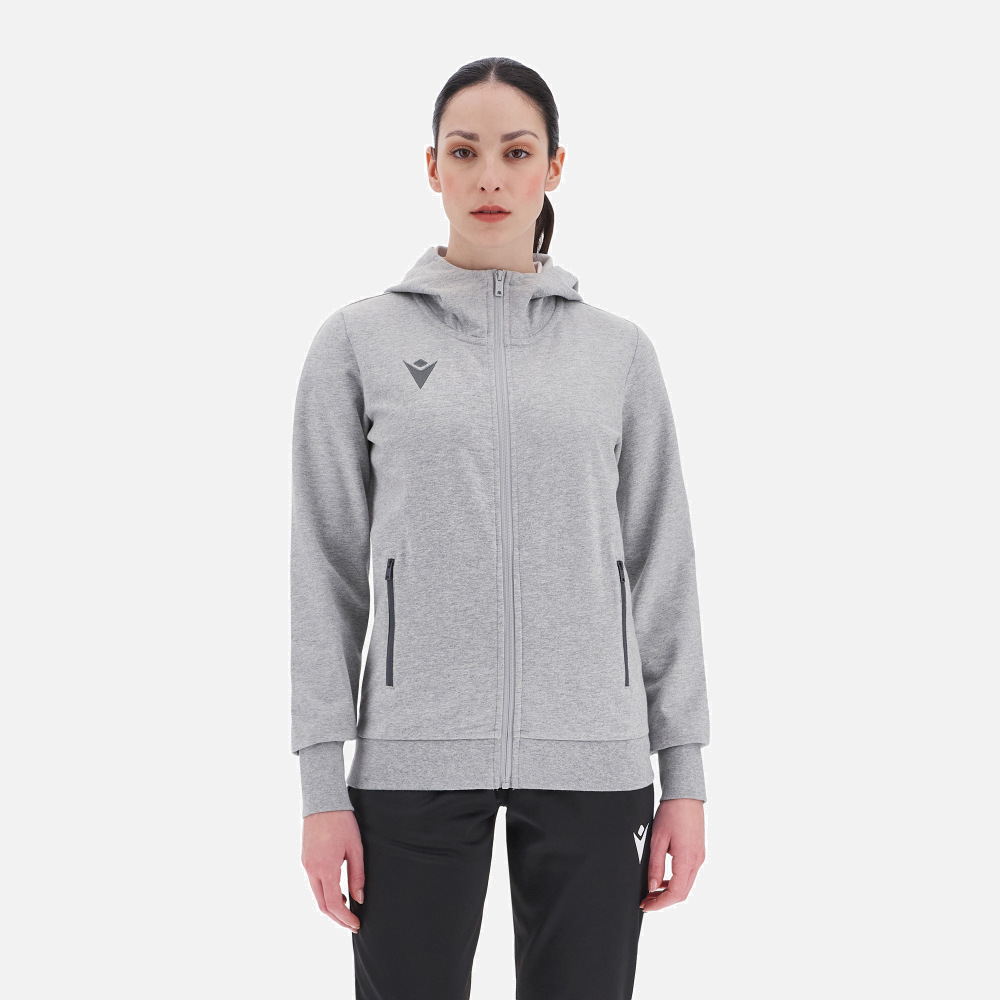 Cotton hooded sweatshirt drum