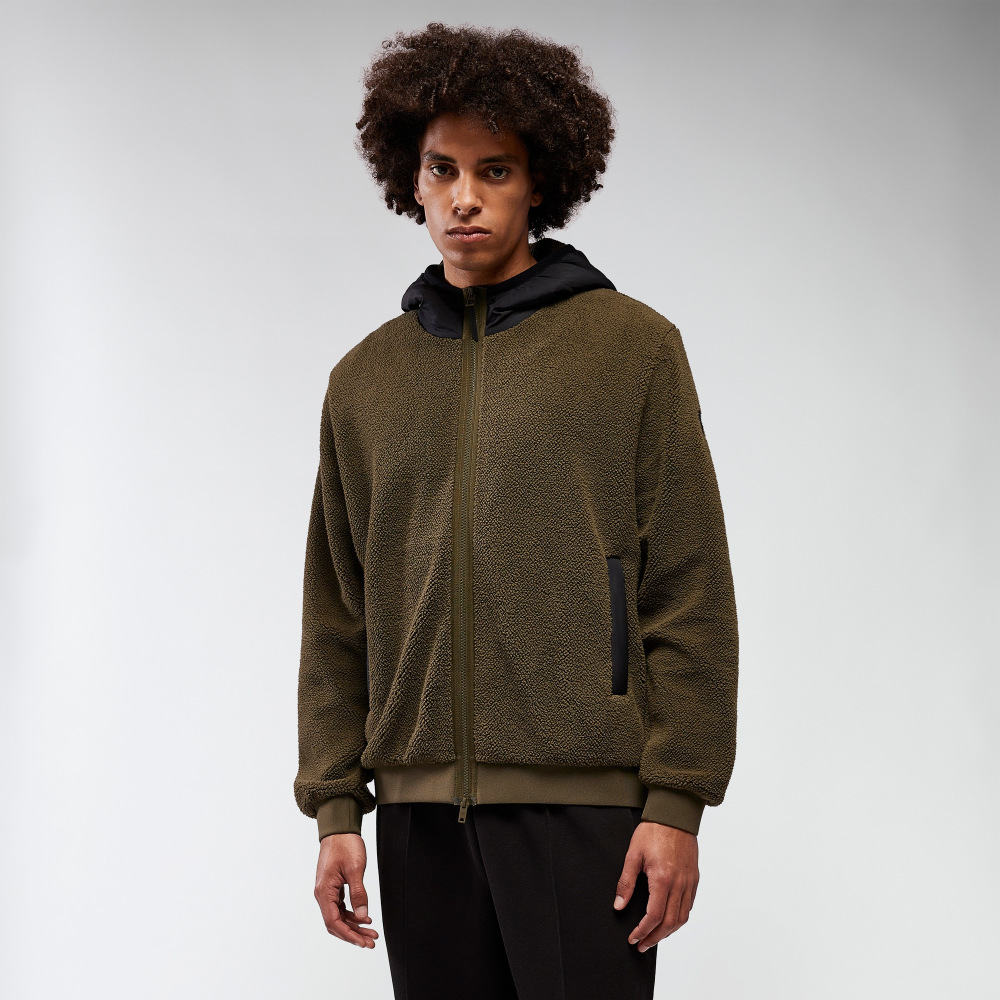 Sapporo teddy full-zip hoodie